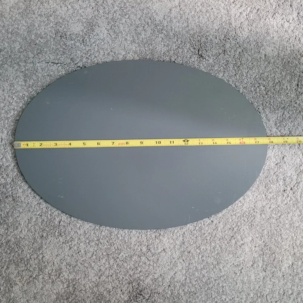 LAST ONE Oval Wall Mirror with Hardware 18